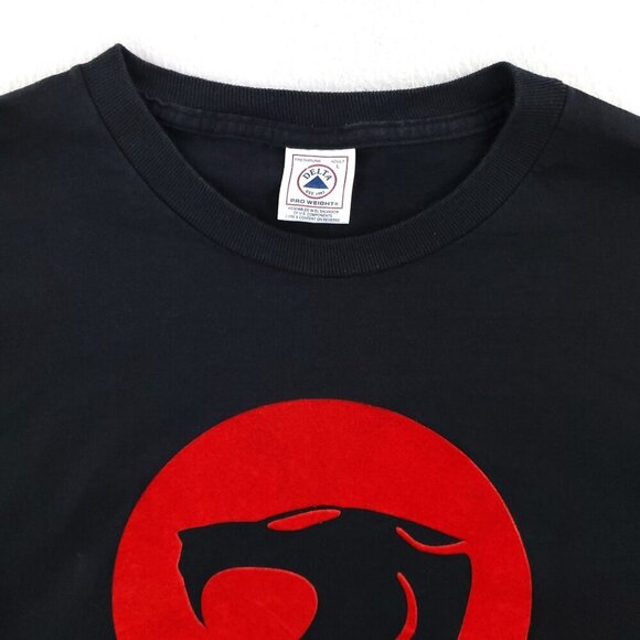 Thundercats Vintage T-Shirt Felt Logo 90s Delta 1999 Warner Bros. Large - Picture 9 of 11